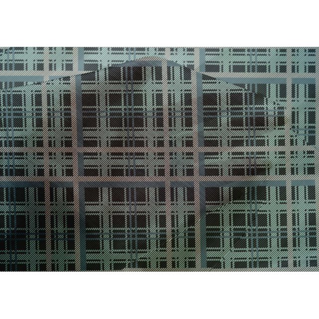oneOone Cotton Silk Fabric Tartan Check Print Fabric BTY 42 Inch Wide