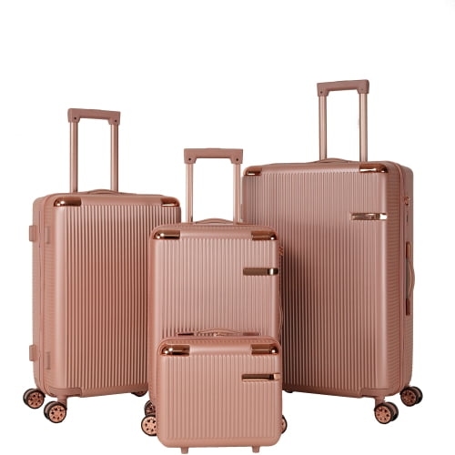 4-piece hard luggage, 360 ° dual rotating four-wheel luggage, password lock, lightweight universal wheel luggage, portable luggage