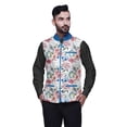 thumbnail image 1 of Atasi Flower Printed Wedding Jackets For Men Nehru Jacket Waist Coat For Wedding & Festive Season-Medium, 1 of 4