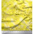 thumbnail image 1 of Soimoi polyester Crepe Fabric Flower Watercolor Print Fabric by the Yard 42 Inch Wide, 1 of 3