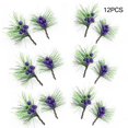 thumbnail image 2 of Mini Simulation Plastic Foam Pine Needles Christmas DIY Cane Circle Wreath Decoration, 2 of 12