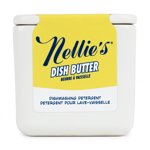 Nellie's Dish Butter, Hand Dishwashing Detergent, 220g, Semi-Solid Dish Soap