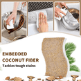 thumbnail image 2 of Eco-Friendly Natural Sponges for Dishes 15 Pack, 2 of 5