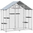 thumbnail image 1 of PawHut Walk-in Catio Outdoor Cat Enclosure with Waterproof Cover, 1 of 10
