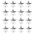 thumbnail image 1 of Shisuyan 20Pcs Christmas Star Tree Topper Christmas Tree Decorations Xmas Party Favors, 1 of 8