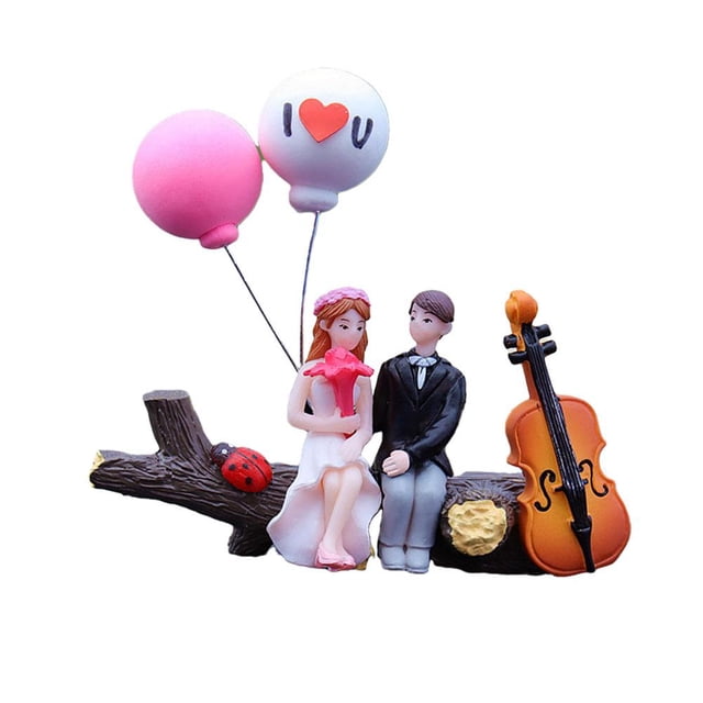 Car Interior Decoration Cute Couple Action-Figure Auto Dashboard Ornament Lot Y8