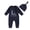 Black, variant on Splozh Newborn Baby Girls One Piece Romper Baby Boy Girl Romper I'm Here Embroidery Letter Jumpsuit Outfits Fall Spring Clothes Green,0-3 Months