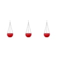 thumbnail image 3 of Maytalsory 2piece Practical And Versatile Hanging Flower Pots For Indoor And Outdoor Spaces red 3Set, 3 of 6