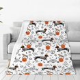 thumbnail image 1 of KLL Halloween Dachshund Pattern Fleece Throw Blanket,Fleece Throw Blankets for Couch & Bed All Season Use-60"x50", 1 of 7