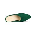 thumbnail image 4 of BLISSFUL STEP Sandales à Talons Hauts Blocs pour Femmes à Enfiler Mules à Bout Pointu Vert 8,5, 4 of 8