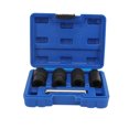 thumbnail image 2 of Nut  Remover Set,  Nut Extractor Set 17mm 19mm 21mm 22mm 1/2in Drive 5pcs  For Building For Industrial For Auto, 2 of 8