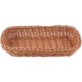 thumbnail image 4 of Woven Desktop Basket Sundry Organizer Basket Imitation Rattan Storage Basket for Cutlery, 4 of 8