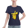 thumbnail image 1 of Women's Basic Short Sleeve T-Shirt Pikachu, 1 of 6