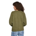 thumbnail image 3 of George Women's Long-Sleeve Henley Sweater, 3 of 6