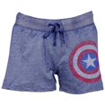 thumbnail image 1 of Captain America 808016-M Captain America Symbol Juniors Sleep Shorts - Medium, 1 of 3