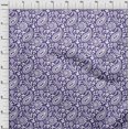 thumbnail image 4 of oneOone Viscose Jersey Purple Fabric Block Craft Projects Decor Fabric Printed By The Yard 60 Inch Wide, 4 of 5