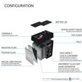 thumbnail image 3 of 6V 4.5AH SLA Replacement Battery for Jiming JM-6M4.5AC - 6 Pack, 3 of 6