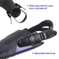 thumbnail image 4 of Palmes de Plongée pour Adultes / Enfants Talon Ouvert Sangle Réglable Équipement de Plongée Natation Snorkeling, 4 of 8