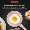 thumbnail image 2 of Lttoisl Non-Stick Marble Frying Pan for Eggs, Induction Cooker & Gas Stove Compatible, Small 4.72 Inch Pink Skillet, Easy Clean, Durable Cookware, 2 of 8