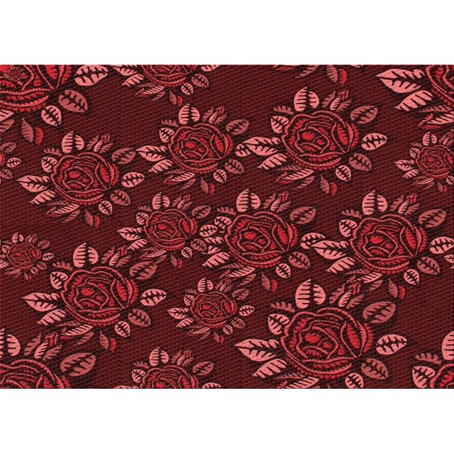 Ahgly Company Tapis Rectangulaire Lavable en Machine Intérieur Transitionnel Rouge Bordeaux, 3 Pieds x 5 Pieds