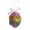 Wine, variant on Plastic Easter Eggs Purple 6Cm Bow Ribbon Hanging Ornament for Easter Basket Fillers