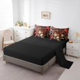 thumbnail image 4 of Tropical Floral Bed in a Bag 7 Pieces Cardinal Bird Bedding Set, Colorful Flower Queen Size Comforter Set Botanical and Animal Theme Bedding Comforter Sets, Spring Garden Bed Set for Kids Bedroom, 4 of 6