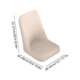 thumbnail image 3 of BRELIL Stretch Chair Cover, Soft Thick Fabric Pet Friendly Dining Chair Slipcover, Washable Protector For Kitchen Living Room Bedroom Home Daily Use, 3 of 6