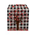 thumbnail image 1 of Saint-Valentin Mariage Rouge Drapeau de Table de la Saint-Valentin Déco Maison Nappe Imperméable Napperons de Fête de Mariage, 1 of 6