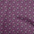 thumbnail image 1 of oneOone Velvet Purple Fabric Bird Craft Projects Decor Fabric Printed By The Yard 58 Inch Wide, 1 of 5