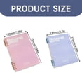 thumbnail image 3 of Clearance! beishanbush Notebooks for School Notebook Refillable Notebook and Filler Paper Notebooks College Ruled with Dividers Transparent Covers for Home School One Size Pink, 3 of 9