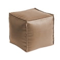 thumbnail image 2 of Housse de Pouf en Faux Cuir Non Rembourrée Repose-Pieds de Rangement pour Usage Intérieur Extérieur, 2 of 7