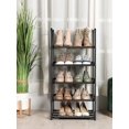 thumbnail image 3 of Shoe Rack 5/8 Tiers Metal Shoes Storage Organizer Easy Assembled Multifunctional Shoe Rack for Hallway Bedroom Entryway Living Room, 3 of 10