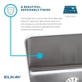 thumbnail image 3 of Elkay Lustre en Acier Inoxydable Classique Simple Bol Encastré Évier de Cuisine ADA, 3 of 10