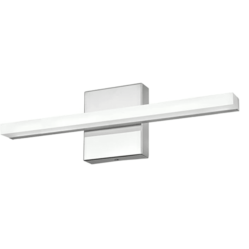 24 inch 15 watt, 2835 LM, LED Modern Vanity Light cool white – Chrome/ Silver
