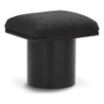 thumbnail image 1 of Meridian Furniture Banc/tabouret en Tissu Bouclé Noir, 1 of 6