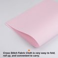 thumbnail image 3 of Unique Bargains 14 Count Cross Stitch Cloth 20 by 28 Inch Embroidery Fabric, Pink, 3 of 6