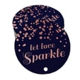 thumbnail image 1 of Inkdotpot Pack Of 50 Real Rose Gold Foil Paper Tags Let Love Sparkle Wedding Favor Hang Tags, 1 of 1