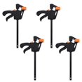 thumbnail image 2 of XZNGL 91mm Wood Working Bar F Clamp Clamps Grip Ratchet Quick Release Fixed 4PC, 2 of 8