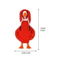 thumbnail image 2 of Magnetic Goose Statue with Key Clothes, Durable Mini Porch Goose Tabletop Decor Magnetic Accessory, Whimsical Desk Goose Outfits for Home Office Table Decor Gift, 2 of 5