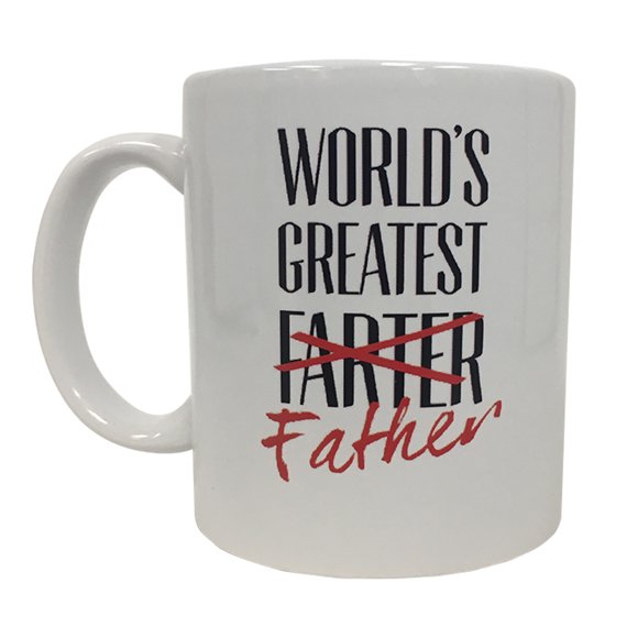 World's Greatest Farter Father Coffee Mug Funny Father's Day Birthday Farts Gift