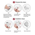 thumbnail image 3 of Jinsinto Éliminateur de Cal pour Pieds, Grattoir pour Pieds pour Peau Morte Rabot en Acier Inoxydable Manucure Pédicure pour Lime Outil avec Lame, 3 of 5