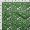thumbnail image 4 of oneOone Polyester Spandex Green Fabric Asian Japanese Pattern Sewing Craft Projects Fabric Prints By Yard 56 Inch Wide, 4 of 4