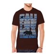 thumbnail image 1 of T-Shirt à Motif Tribal Bleu République de Californie pour Homme - Brun - Moyen, 1 of 9