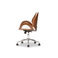 thumbnail image 4 of Baxton Studio Watson Moderne et Contemporain White et Walnut Chaise de Bureau, 4 of 4