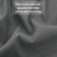 thumbnail image 3 of Unique Bargains Brushed Microfiber Bed Fitted Sheet Mattress Protector Cover Solid Bed Cover Dark Gray Queen, 3 of 10