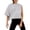 Grey, variant on Hiiyo Women's Casual Sports T Shirt Solid Half Sleeve T-Shirt Summer Tee(S-XXL)