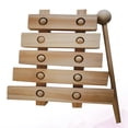 thumbnail image 1 of HEALEEP Kid Xylophone Wooden Beige 1Pack Music Perception Coordination Exercise for Kids, 1 of 8