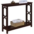 thumbnail image 3 of Pemberley Table Console Rectangulaire en MDF Espresso à Rangée, Assemblage Facile 31,5 Pouces H x 39,5 Pouces L x 12 Pouces P, 3 of 7