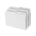 thumbnail image 1 of Continental Letter size File Folders. White colour, 12 count, 1 of 3