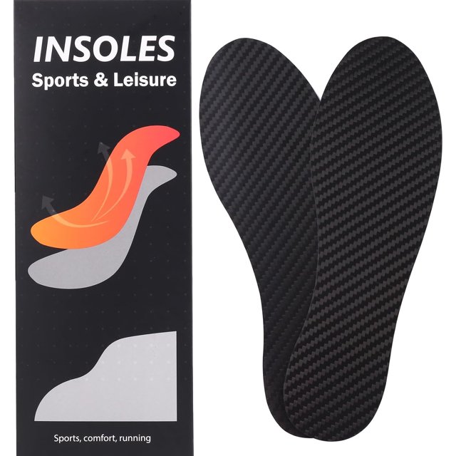 Carbon Fiber Insole for Men Women Rigid Carbon Fiber Shoe Insert Carbon Fiber Foot Plate for Hallux Rigidus Limitus, Turf Toe